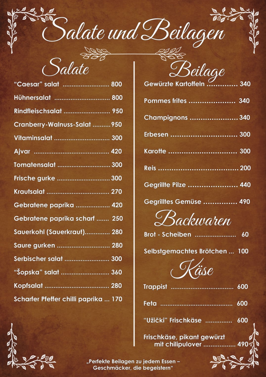 Salate i prilozi